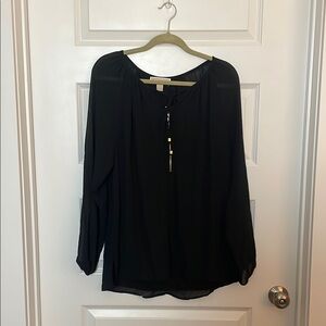 Elegant Black Women's Top